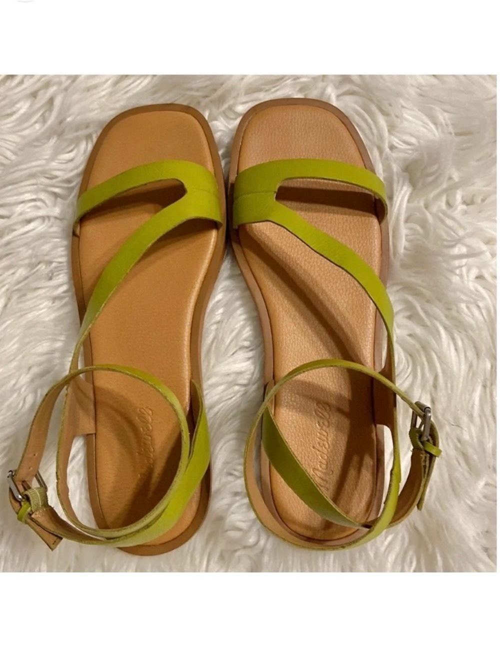 Madewell The Mabel Asymmetric-Strap Sandal